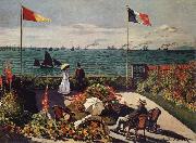 Claude Monet Terrace at Sainte oil painting artist